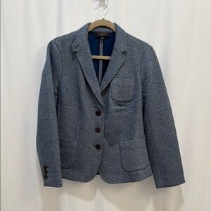 Talbots Blue Wool Blazer, size 12P